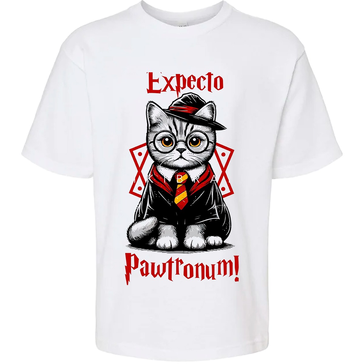 Camiseta Unisex gato Harry Potter Arte Loca