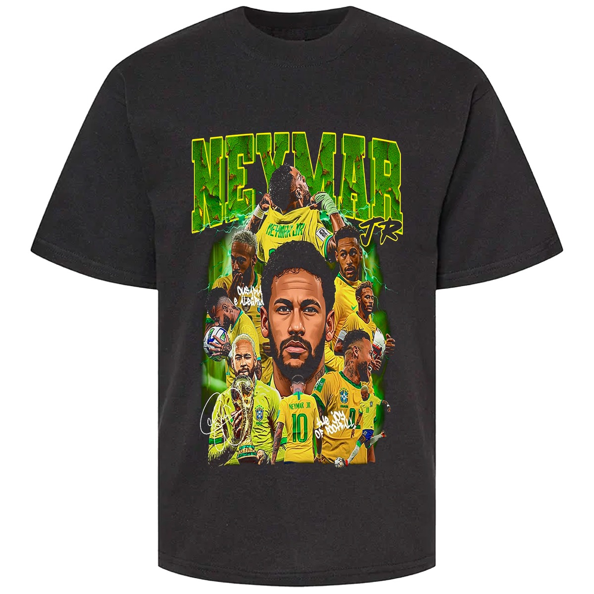 Camiseta Unisex de Neymar Jr. Arte Loca