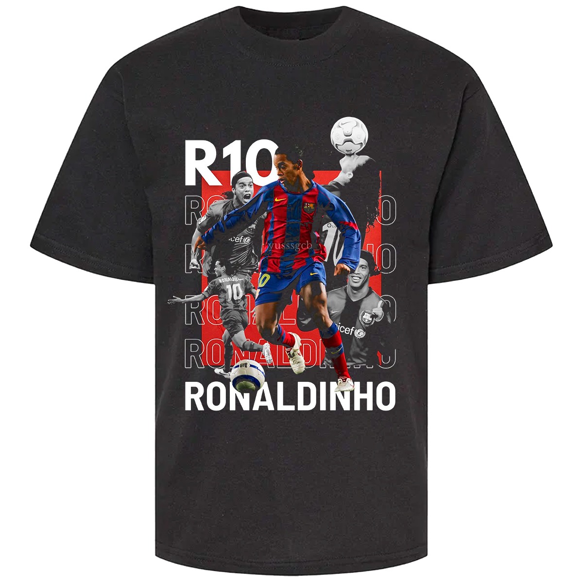 Camiseta Unisex de Ronaldinho R10 Arte Loca